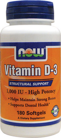 Vitamin D3 400 Softgels 180 капс